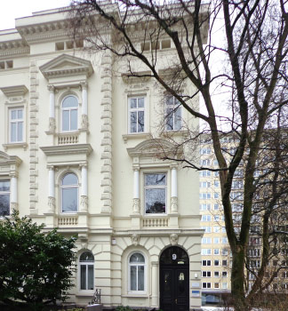 Brahmsallee 9, Außenansicht